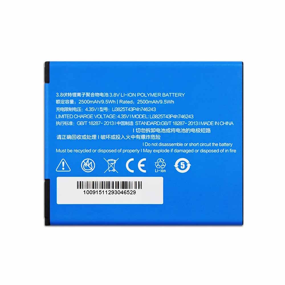 Batería para G719C-N939St-Blade-S6-Lux-Q7/zte-Li3825T43P4h746243